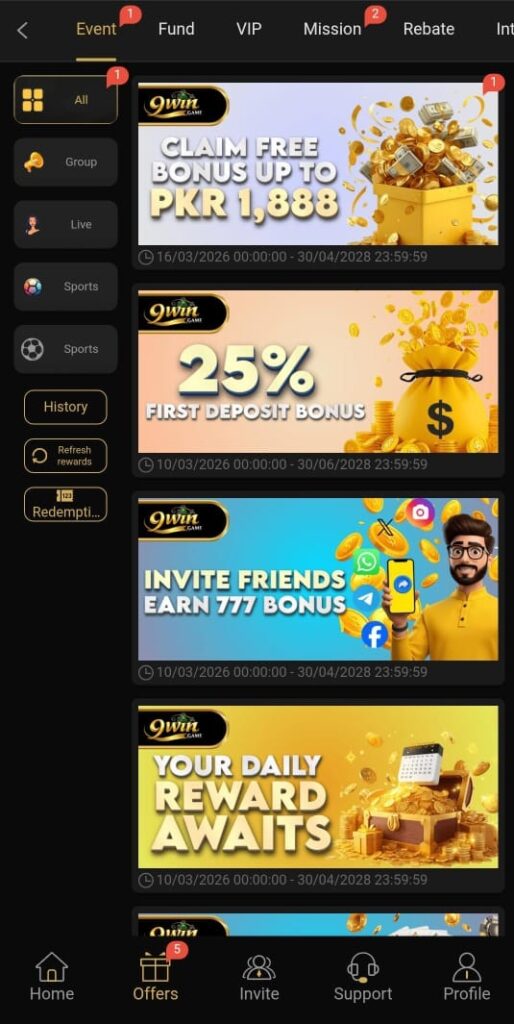 9Win Game Official Image