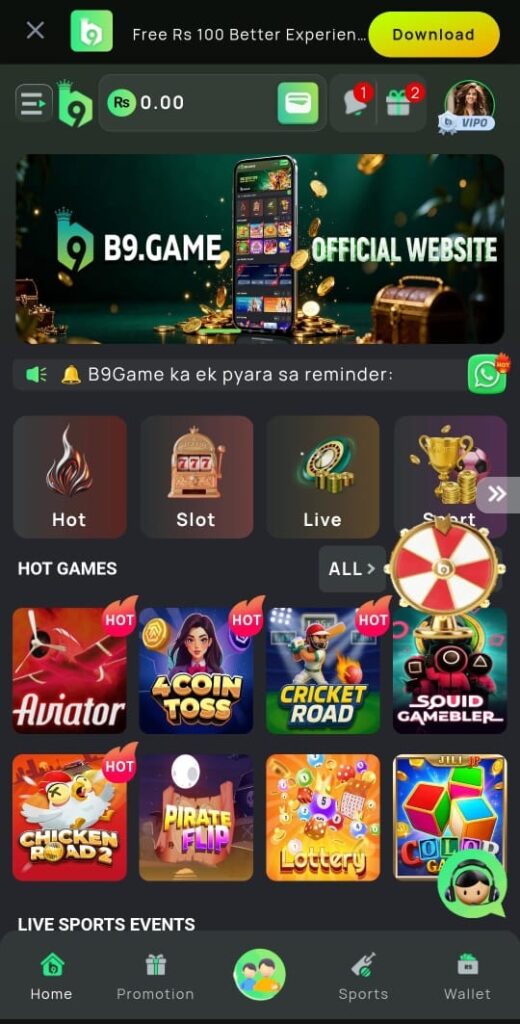 B9 Game Official Image